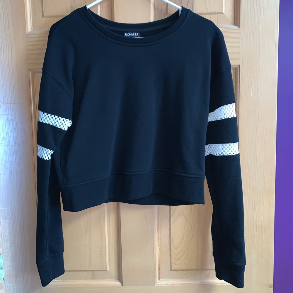 Express sweater crop top